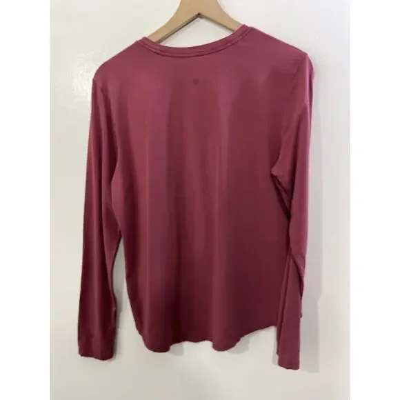 Lululemon Love Long Sleeve Top XL Ballet Workout Active Athleisure Minimalist - Picture 9 of 15